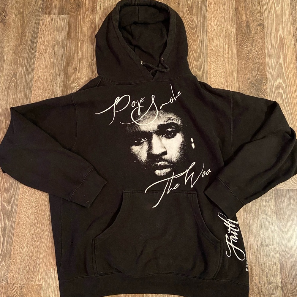 Pop smoke x Vlone faith hoodie